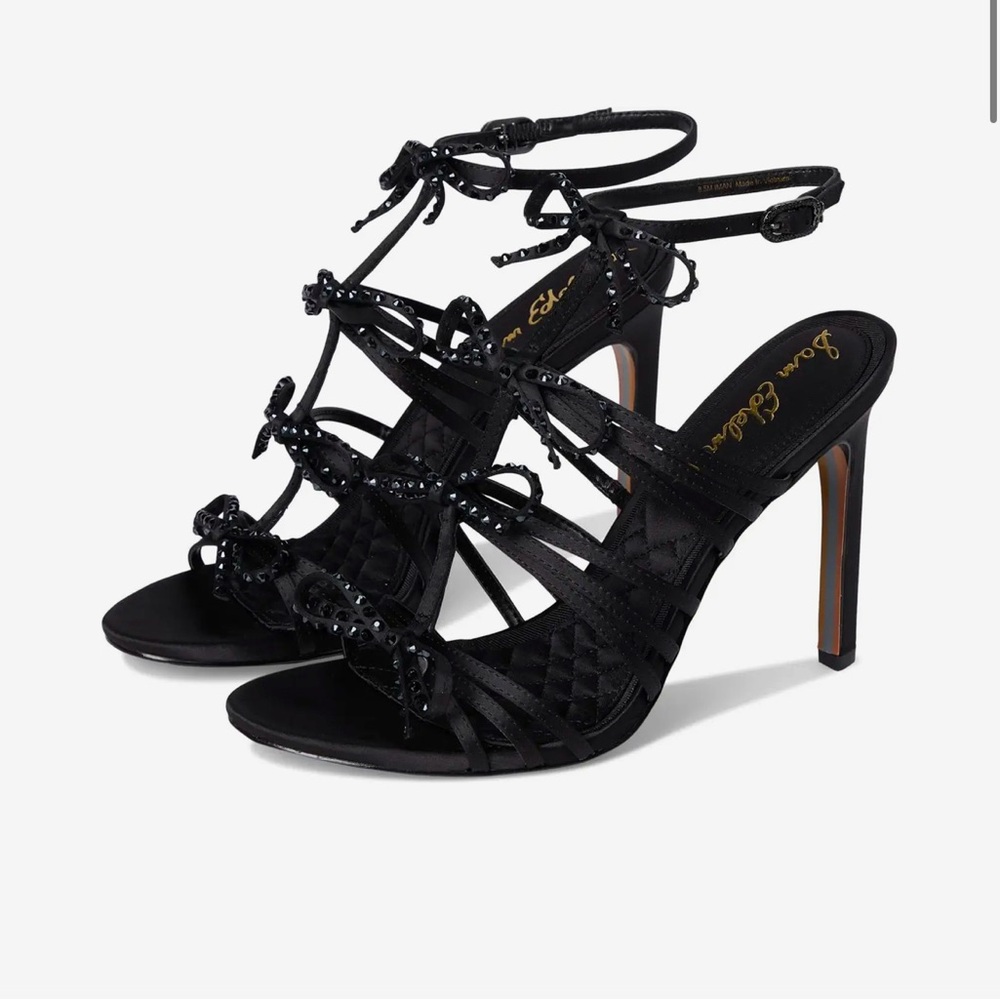 Sam Edelman Black Strappy Heels